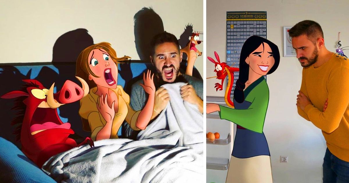 Professor faz montagens com personagens da Disney para ver como seria viver com eles (parte 2) Professor faz montagens com personagens da Disney para ver como seria viver com eles (parte 2)