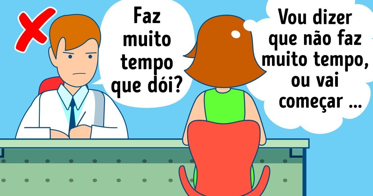 10 Perguntas do médico que vale a pena responder honestamente, mesmo que sejam desconfortáveis