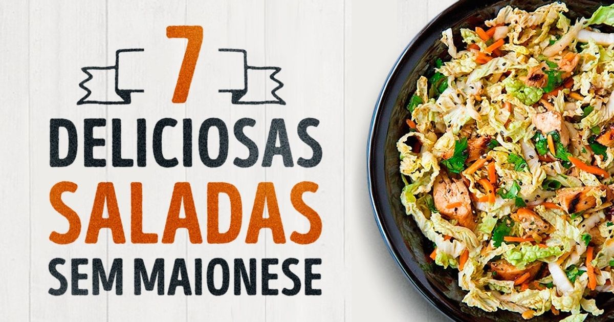 7 saladas saudáveis e muito saborosas