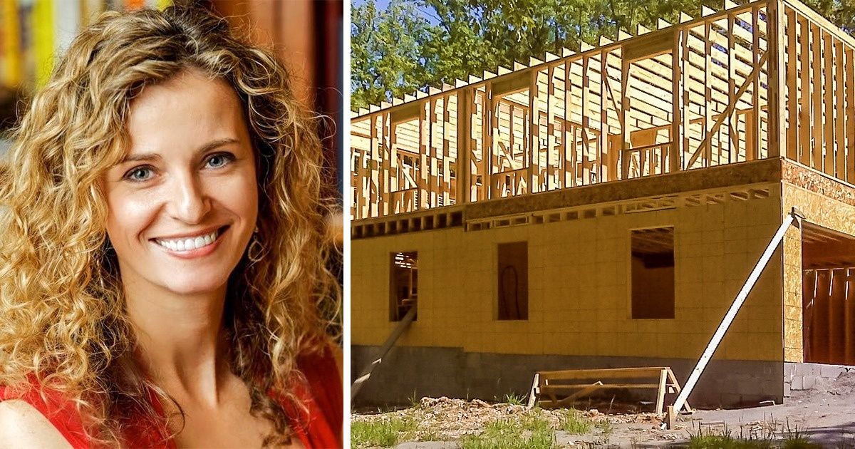 Ela construiu a casa dos sonhos seguindo tutoriais do YouTube