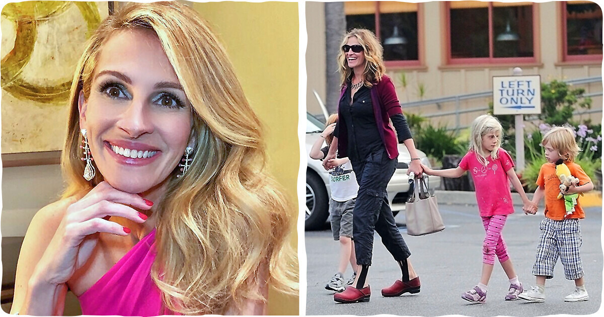 Como Julia Roberts encontrou a verdadeira alegria na maternidade
