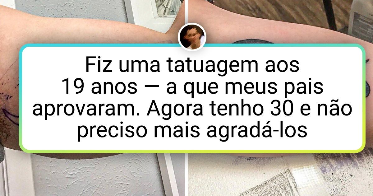 17 Tatuagens que passaram de velhas e desgastadas para “Uau, onde você fez?” 17 Tatuagens que passaram de velhas e desgastadas para “Uau, onde você fez?”