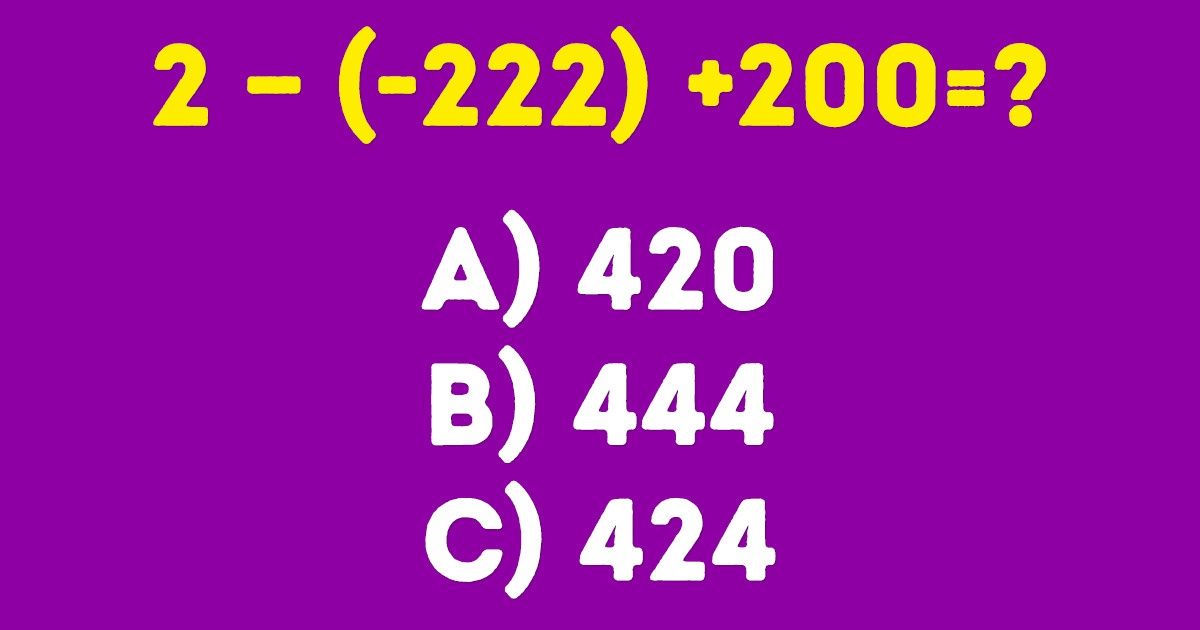 Teste suas habilidades matemáticas fazendo estes cálculos mentalmente