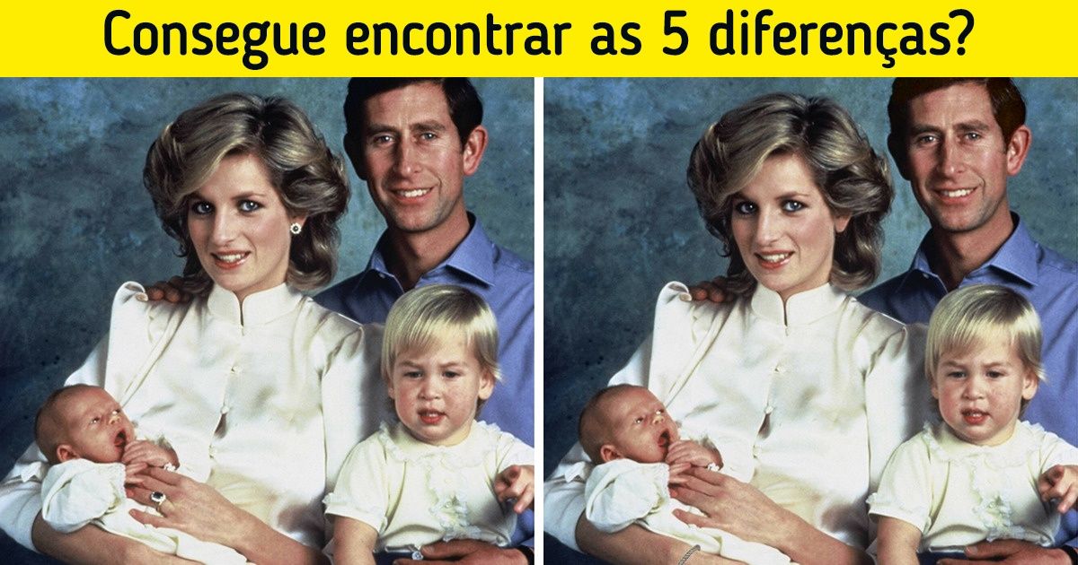 Teste: 10 imagens de famílias reais que vão testar o seu poder de observação Teste: 10 imagens de famílias reais que vão testar o seu poder de observação
