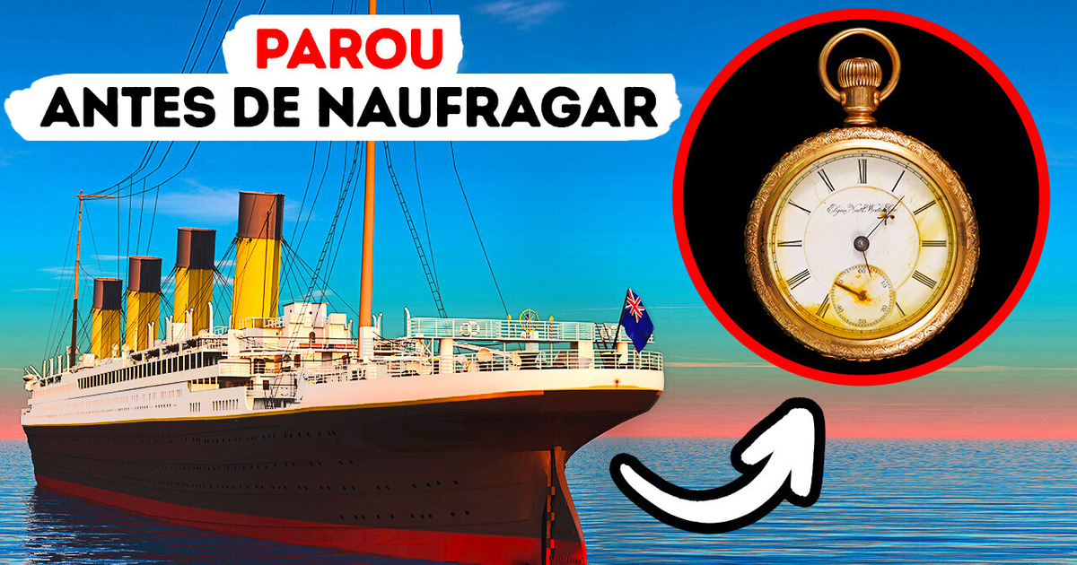 Este relógio de bolso pode nos contar sobre as horas finais do Titanic
