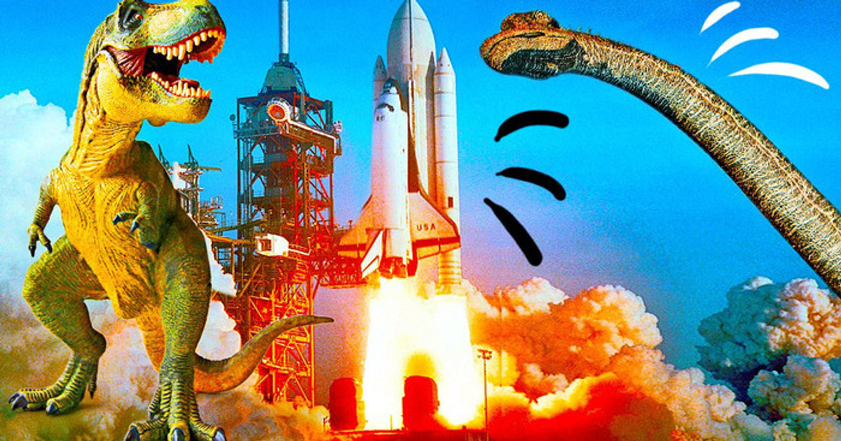 E se humanos e dinossauros vivessem no mesmo tempo?