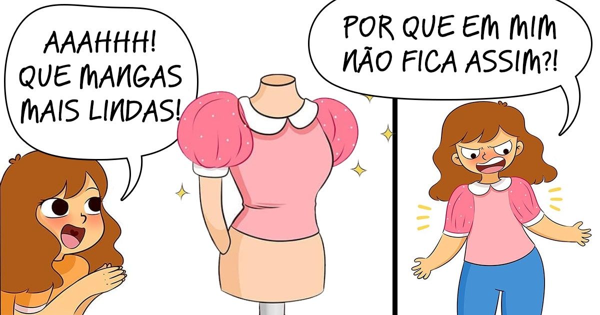 15+ Ilustrações de uma artista que captam muito bem os problemas que as mulheres enfrentam com as roupas