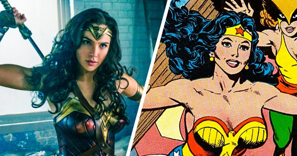 A diferença dos personagens nos comics e nos filmes