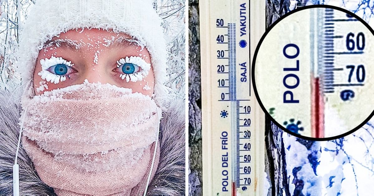 Frio em Oymyakon, lugar mais gelado do mundo, quebra termômetros e cria tendência de maquiagem Frio em Oymyakon, lugar mais gelado do mundo, quebra termômetros e cria tendência de maquiagem