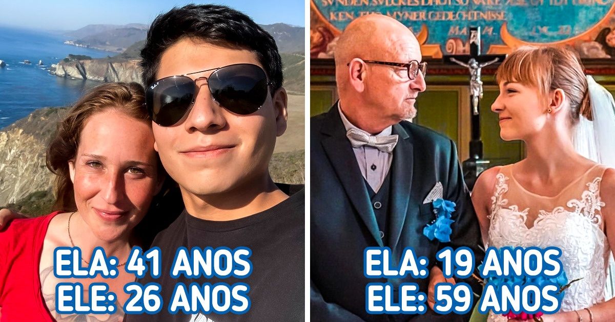 20 Casais com diferença de idade que superaram o preconceito para viver seu amor 20 Casais com diferença de idade que superaram o preconceito para viver seu amor