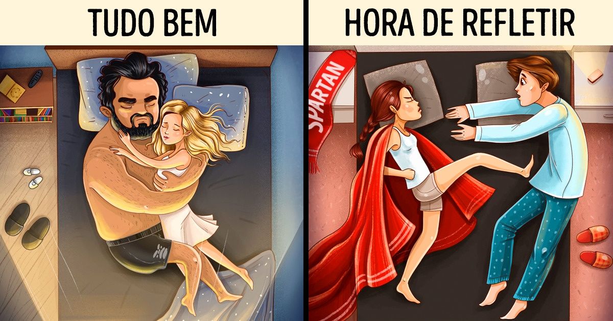 A posição em que dormimos diz muito sobre o que nos espera no amor
