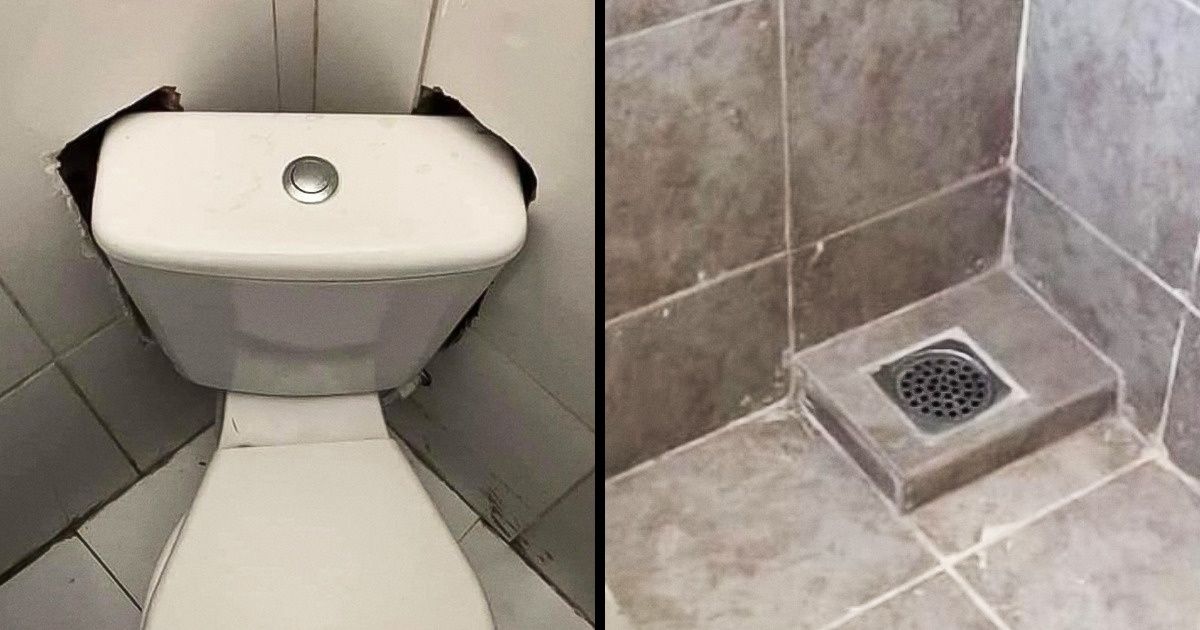 16 Banheiros cujo design deixa apenas uma pergunta: “em que os construtores estavam pensando?”