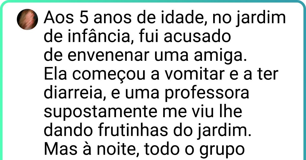Internautas compartilharam relatos de suas mágoas e traumas de infância que os perseguem até os dias de hoje Internautas compartilharam relatos de suas mágoas e traumas de infância que os perseguem até os dias de hoje
