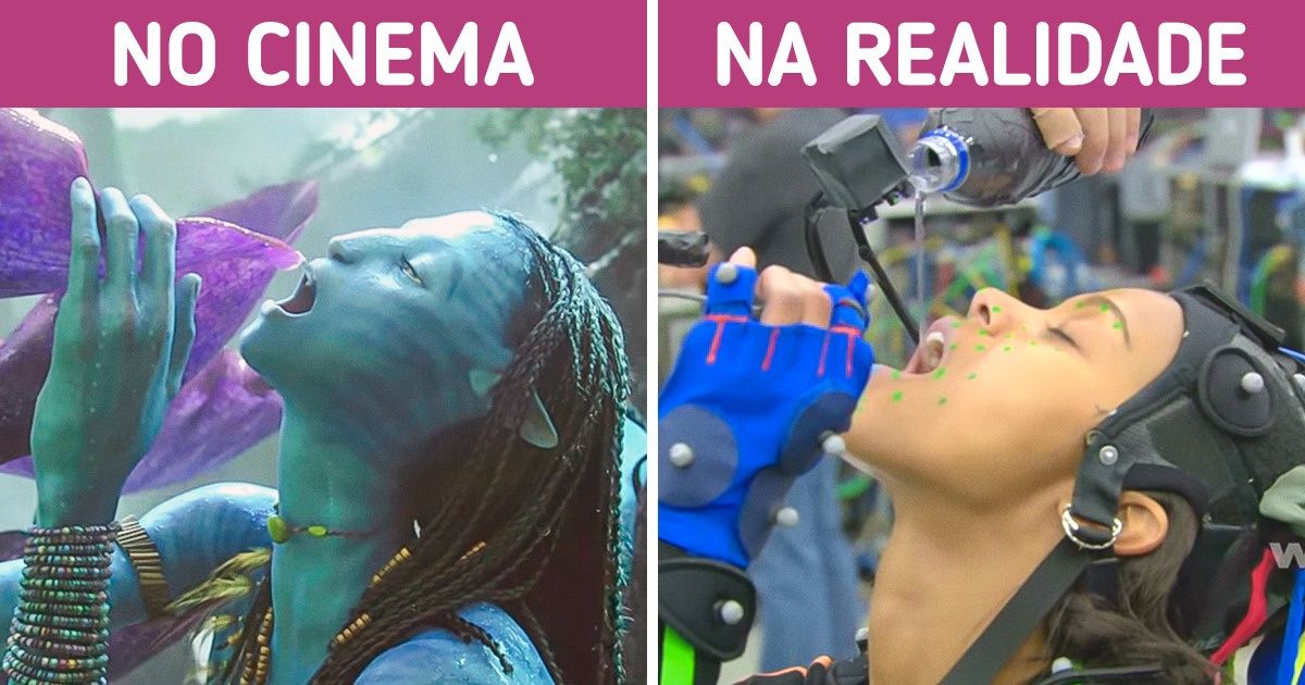 17 Fotos que revelam a realidade dos bastidores por trás de toda a magia que vemos nas telonas