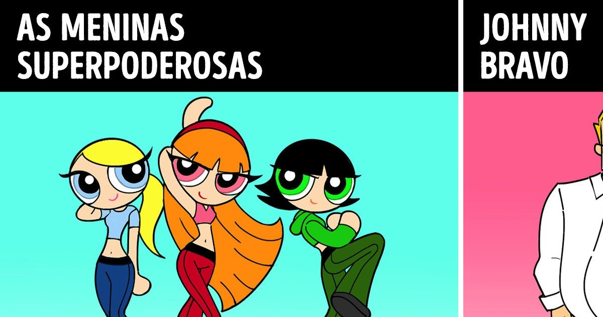 Como seriam alguns personagens de desenho animado se eles fossem adultos