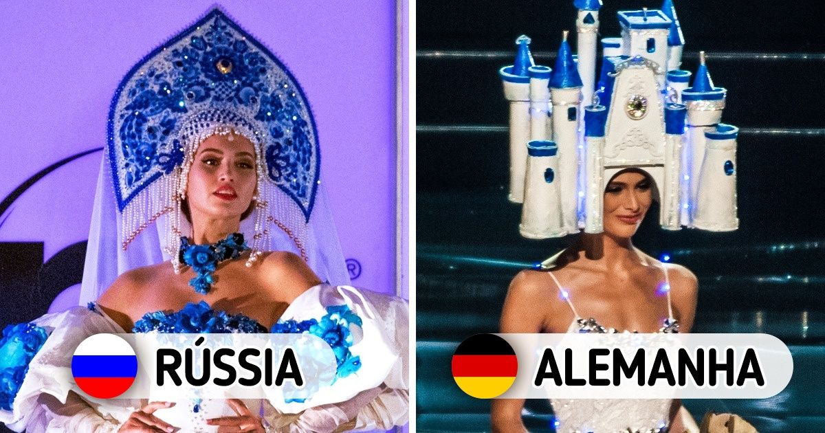 14 Candidatas ao Miss Universo cujos vestidos brilhavam mais do que os trajes extravagantes de Lady Gaga