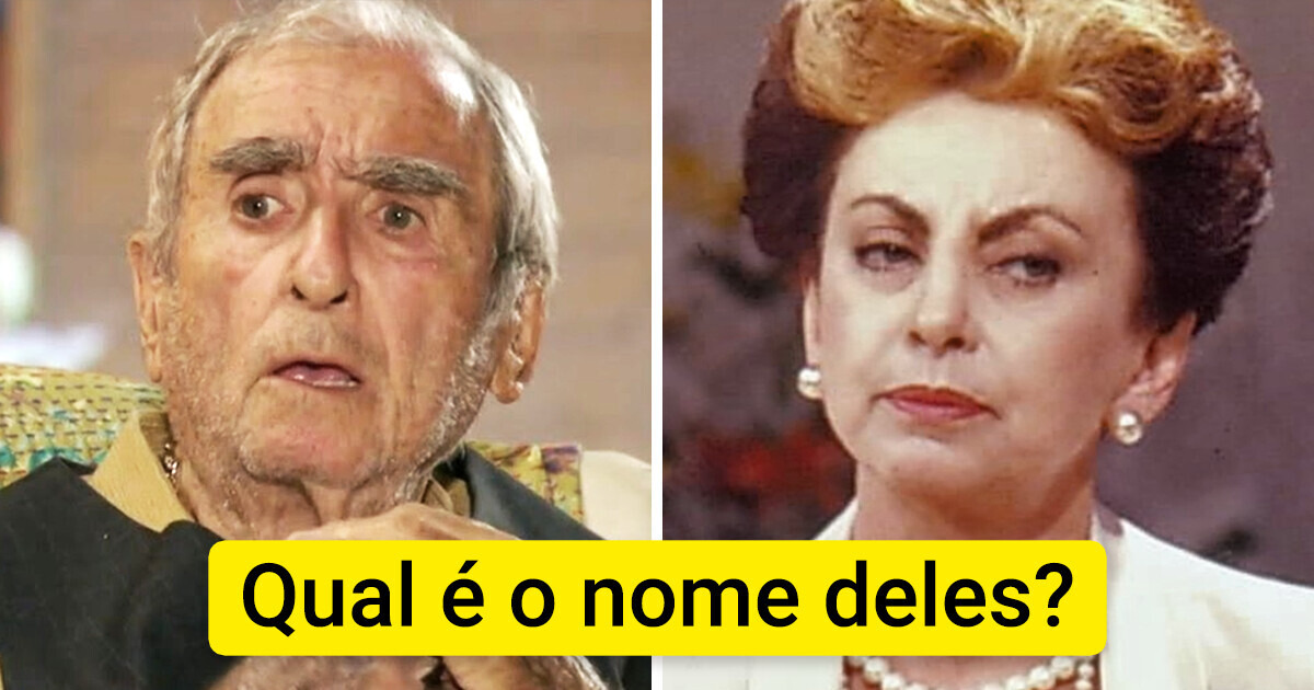 Teste: Você consegue lembrar os nomes destes 15 saudosos atores?