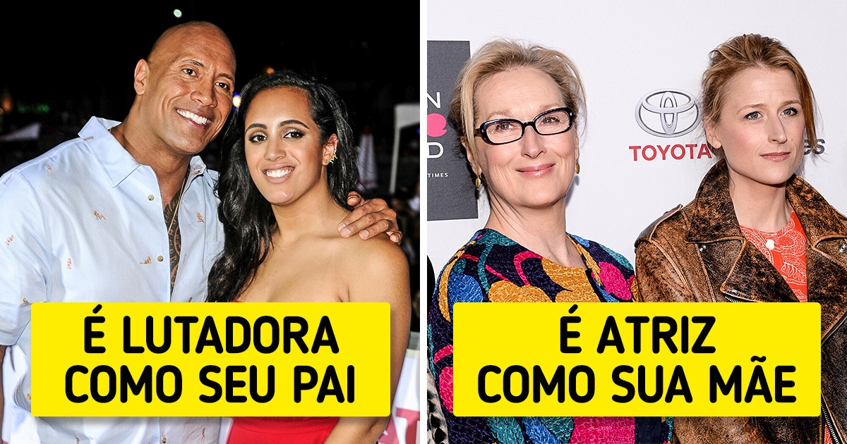 12 Filhos de famosos que conseguiram chegar ao topo por mérito próprio 12 Filhos de famosos que conseguiram chegar ao topo por mérito próprio