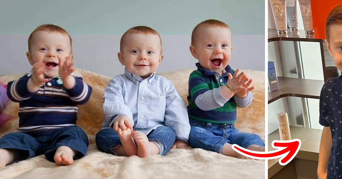 100% iguais: Como estão hoje os trigêmeos raros que nem os pais conseguem diferenciar 100% iguais: Como estão hoje os trigêmeos raros que nem os pais conseguem diferenciar