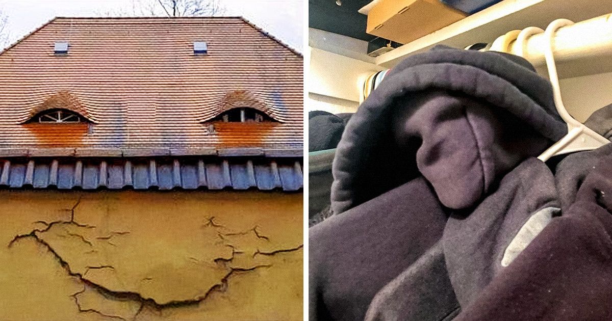 20+ Fotos que revelam a capacidade humana de ver rostos e formas nas coisas mais inusitadas
