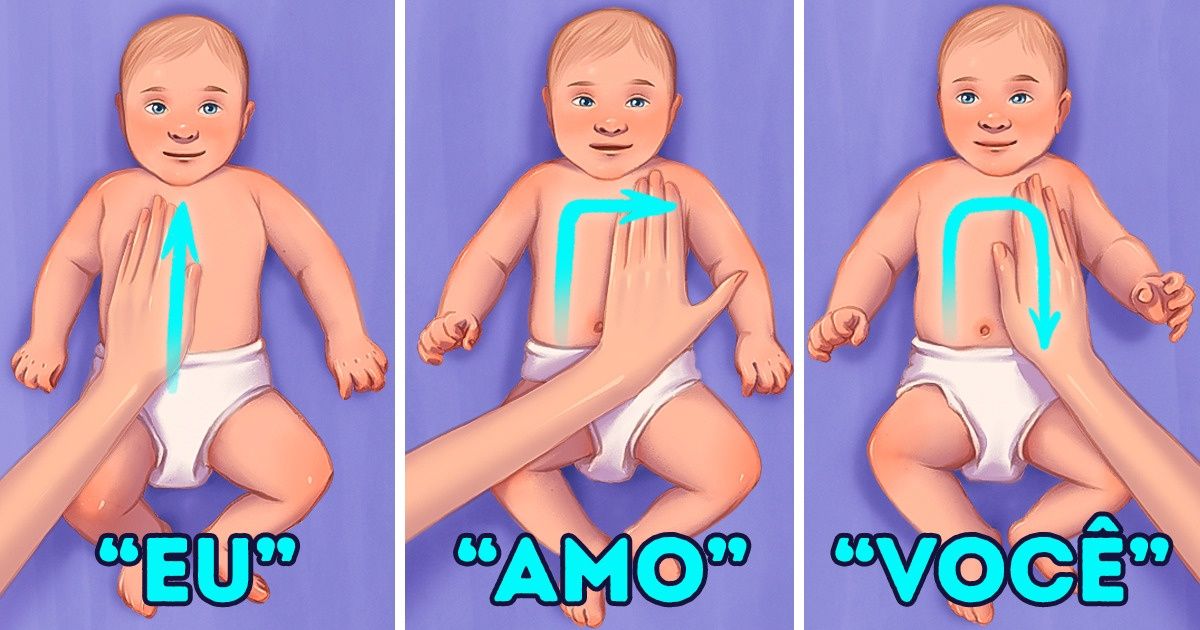 11 Jeitos de massagear o bebê para estimular seu desenvolvimento 11 Jeitos de massagear o bebê para estimular seu desenvolvimento