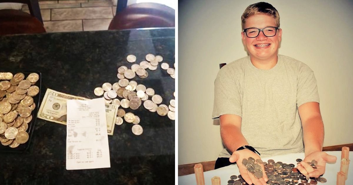 O garoto de 17 anos que pagou a conta com moedas, foi ridicularizado e deu a volta por cima O garoto de 17 anos que pagou a conta com moedas, foi ridicularizado e deu a volta por cima