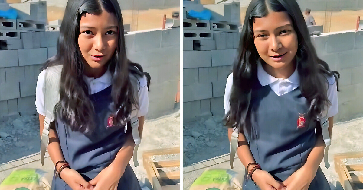 Pai leva filha que queria largar os estudos para trabalhar como pedreira