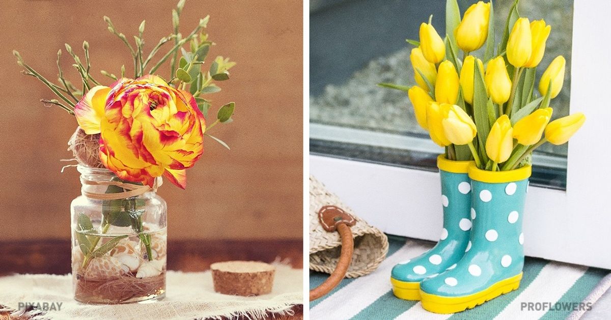 Diferentes maneiras de decorar a sua casa com flores