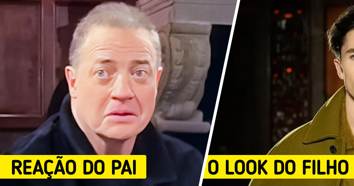 Brendan Fraser vai às lágrimas ao ver o filho arrasar na passarela