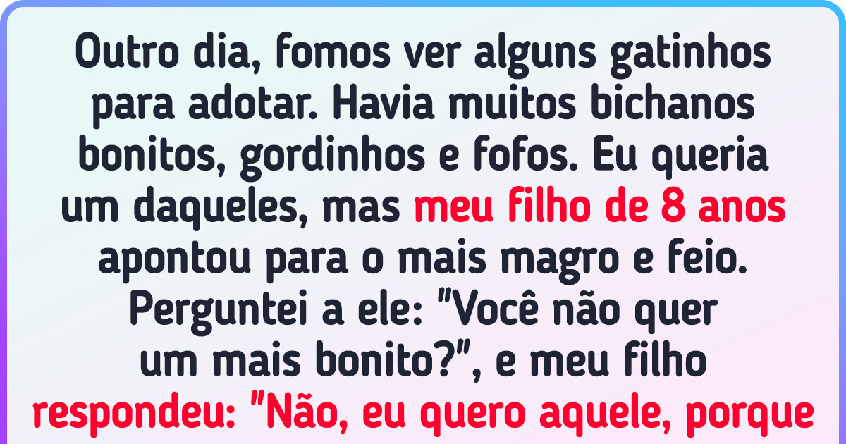 20 Pais que sentiram o coração derretendo com atos de bondade de seus filhos 20 Pais que sentiram o coração derretendo com atos de bondade de seus filhos
