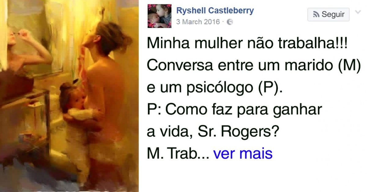 Uma explicação impecável sobre ser dona de casa