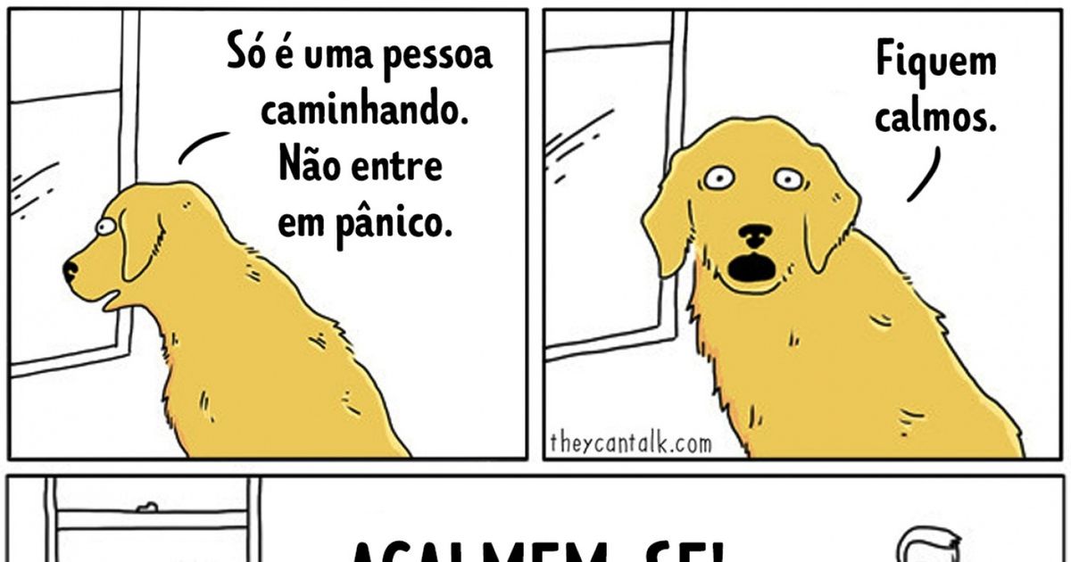 18 quadrinhos em que os animais se expressam