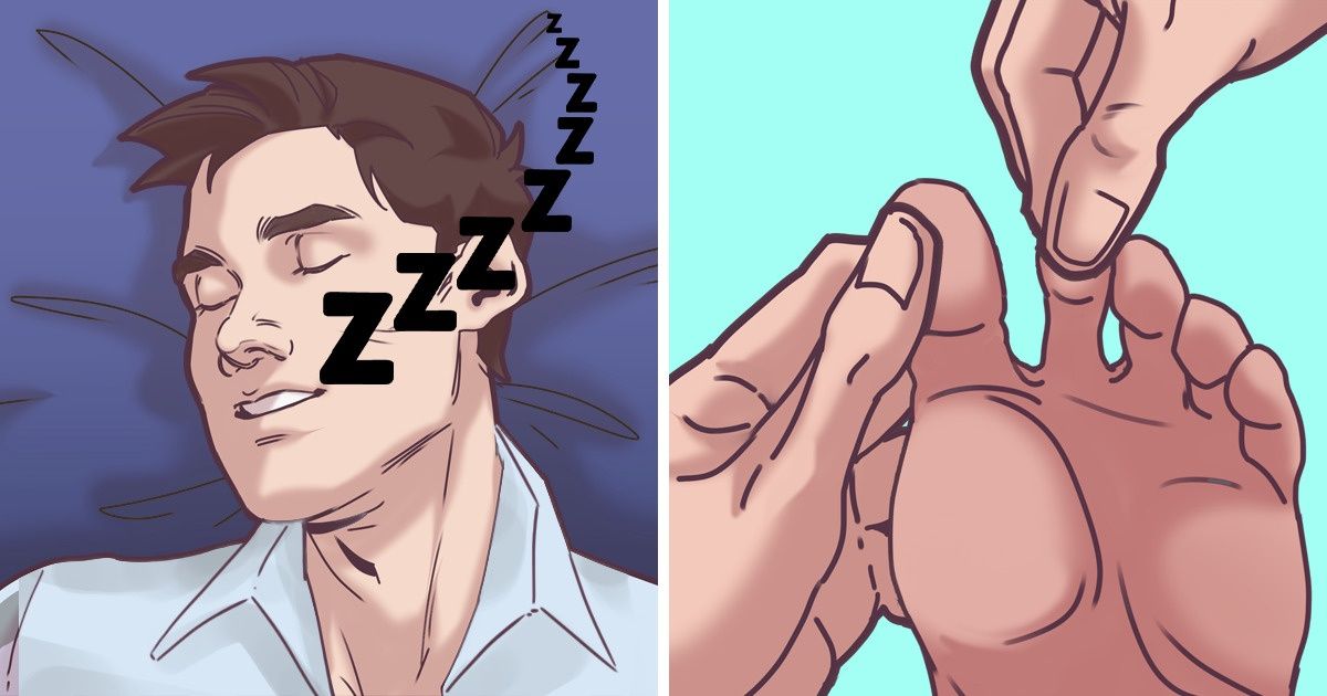 Reflexologista ensina massagem nos pés de 2 minutos que pode ajudá-lo a dormir como uma pedra Reflexologista ensina massagem nos pés de 2 minutos que pode ajudá-lo a dormir como uma pedra