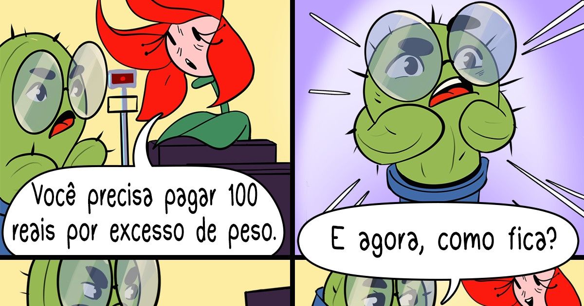 14 Histórias em quadrinhos que provam que aeroportos são mundos paralelos, onde tudo pode acontecer