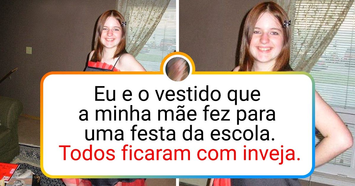 20 Internautas abriram o álbum de fotos da família e compartilharam suas fotos mais engraçadas do passado