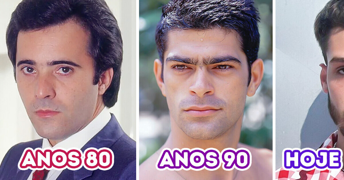 A evolução dos galãs de novelas: como o padrão de beleza foi mudando ao longo dos anos A evolução dos galãs de novelas: como o padrão de beleza foi mudando ao longo dos anos