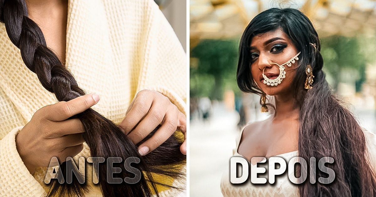 Por que a maioria das mulheres indianas dormem com tranças e como isso pode transformar seu cabelo