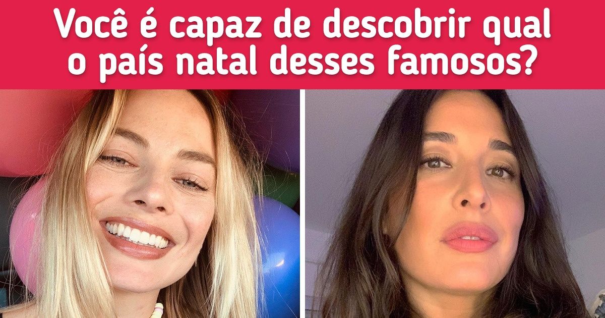 Teste: 16 Artistas que talvez você não imagine a verdadeira nacionalidade