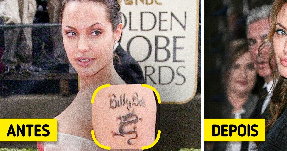 9 Famosos que cobriram ou apagaram alguma de suas tatuagens (e não apenas por desilusões amorosas) 9 Famosos que cobriram ou apagaram alguma de suas tatuagens (e não apenas por desilusões amorosas)
