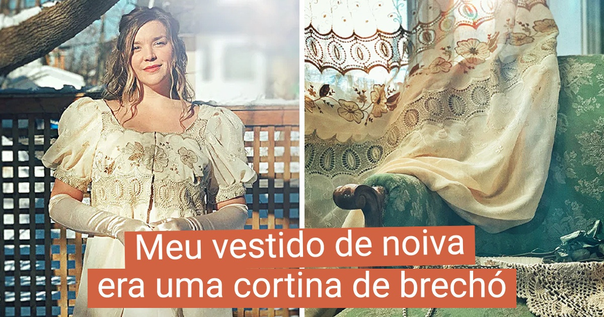 15+ Noivas que pegaram agulha e linha para fazer seus próprios vestidos de casamento