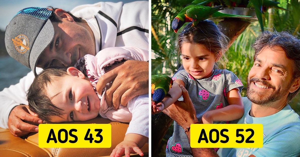 10 Famosos que se tornaram pais pela primeira, segunda ou terceira vez depois dos 40 anos