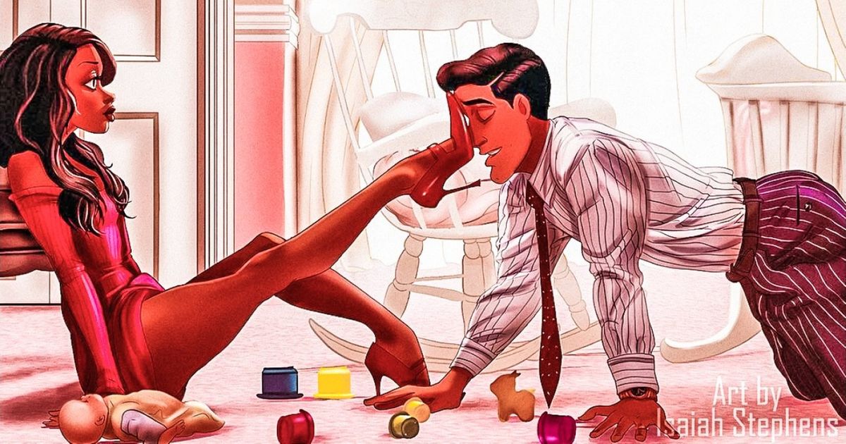 Este ilustrador recria cenas clássicas de filmes com personagens da Disney