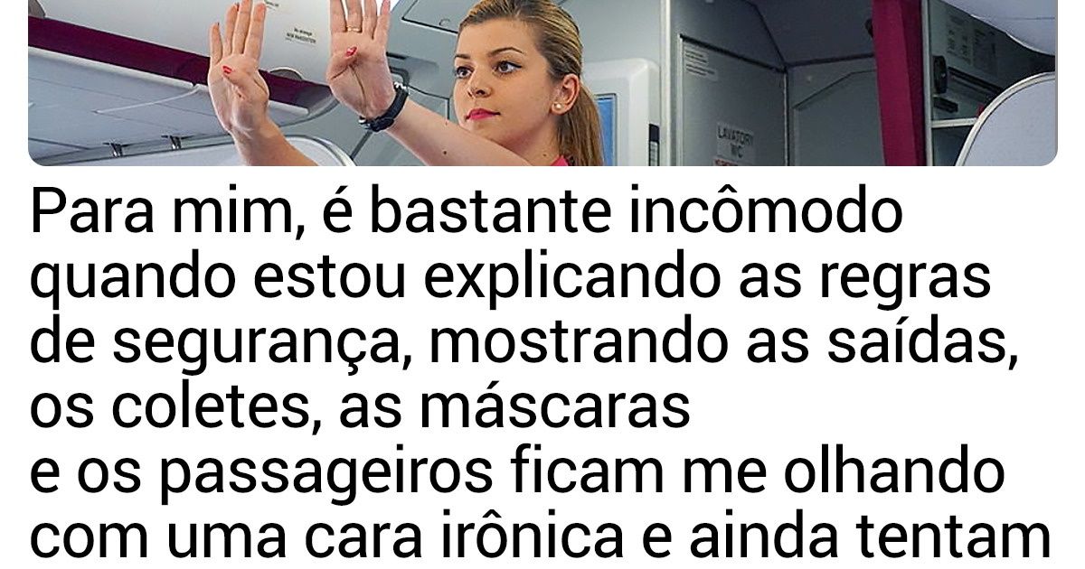 20+ Coisas que podem ser extremamente irritantes para os comissários de bordo