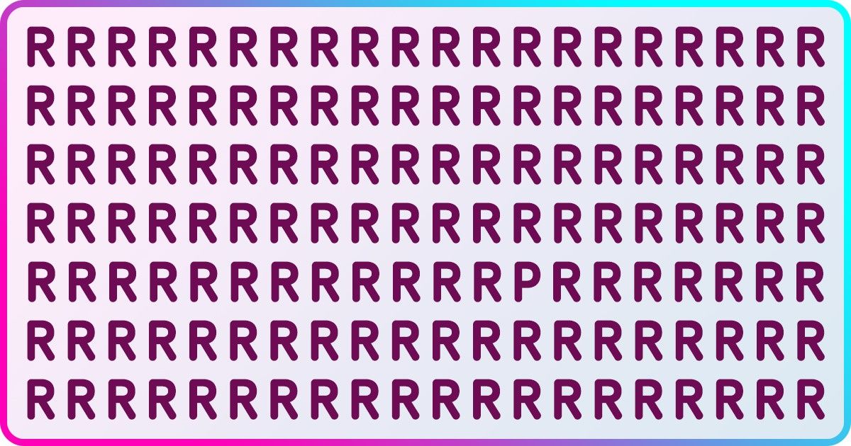 Teste: Em menos de 5 segundos, encontre a letra ou o número diferente (novo)