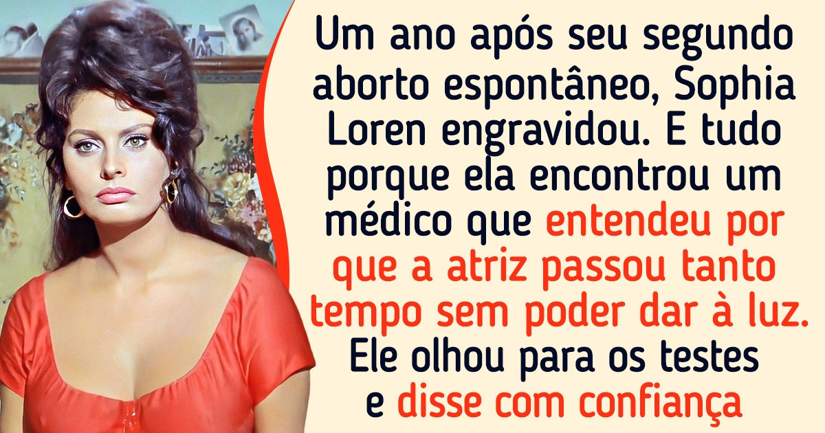 A emocionante história de Sophia Loren em sua jornada para se tornar mãe