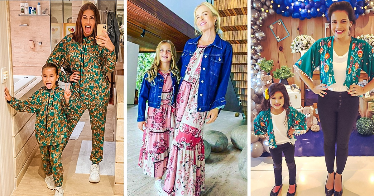 15+ Famosas que aderiram à tendência “tal mãe, tal filha” e encantaram as redes sociais