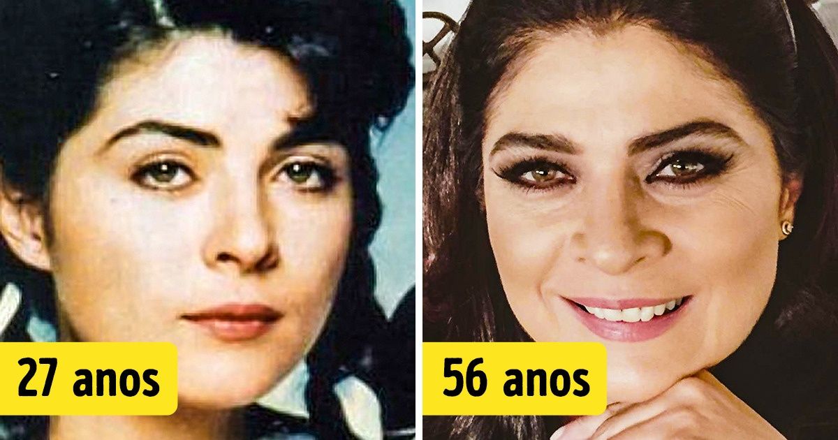 15+ Famosas com mais de 50 anos que nunca fizeram cirurgia plástica