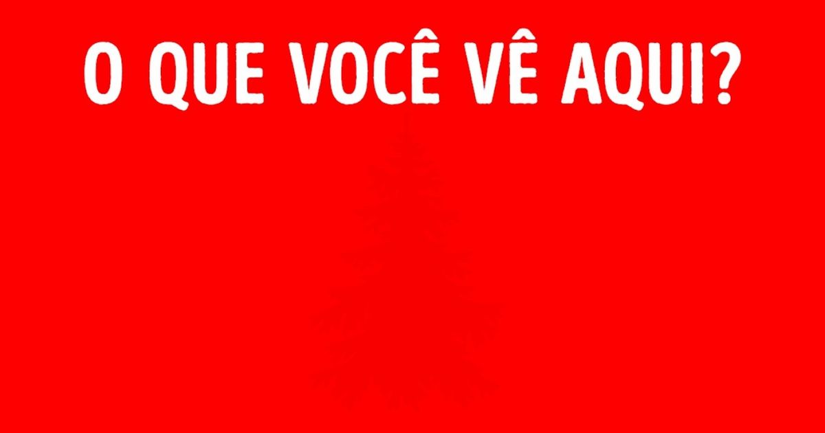 Tente ver os objetos escondidos nas imagens