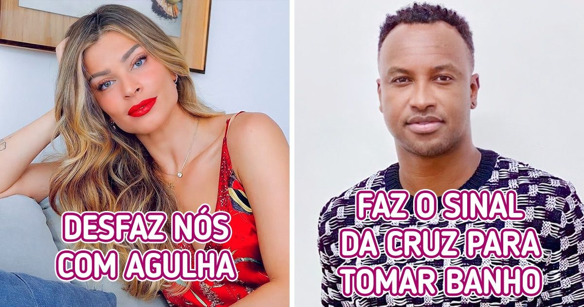 10 Famosos que impressionam com hábitos tão peculiares