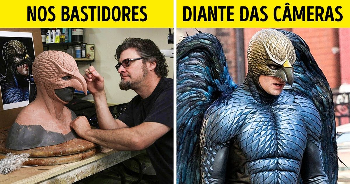 Bastidores mostram como são criados os monstros do cinema
